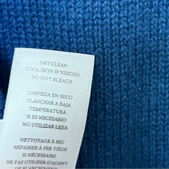 Rails Sasha Wool Cashmere Sweater Size XXL Delft Blue Mock Neck NEW - Picture 7 of 8